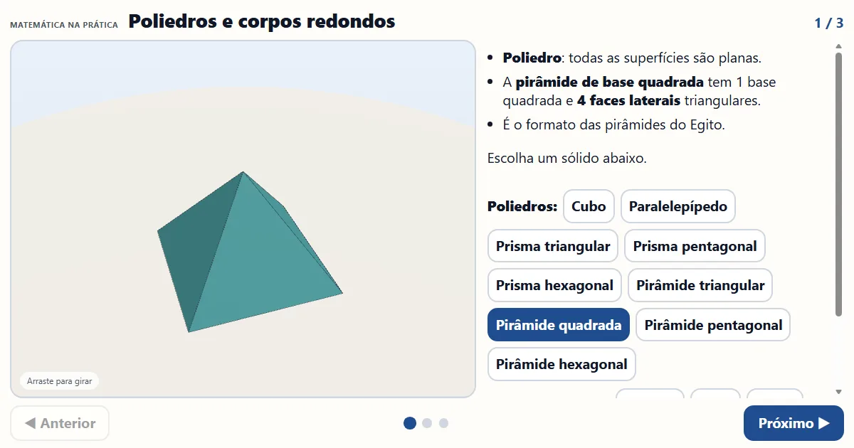 Poliedros e corpos redondos