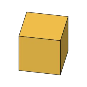 Cubo girando, mostrando todas as faces